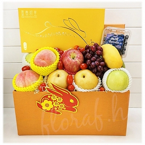 M31 中秋月餅果籃 奇華迷你蛋黃奶皇月餅 中秋果盒 